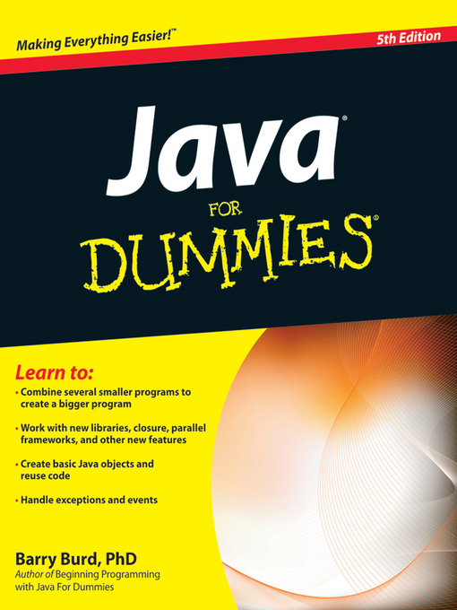 Title details for Java For Dummies by Burd - Available